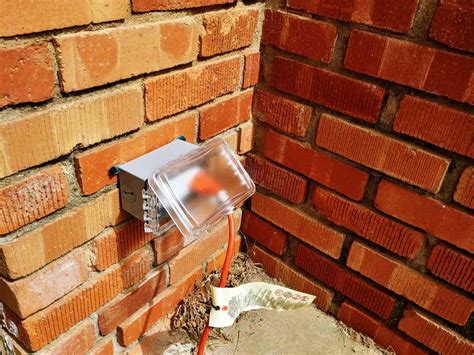 exterior outlet for brick house